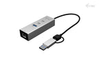 i-tec CAMETALG325HUB hub de interfaz USB 3.2 Gen 1 (3.1 Gen 1) Type-A + Type-C 5 Mbit/s Plata (3)