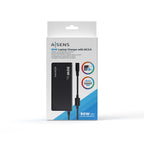 AISENS ASLC-90WAUTO-BK adaptador e inversor de corriente Interior 90 W Negro (7)
