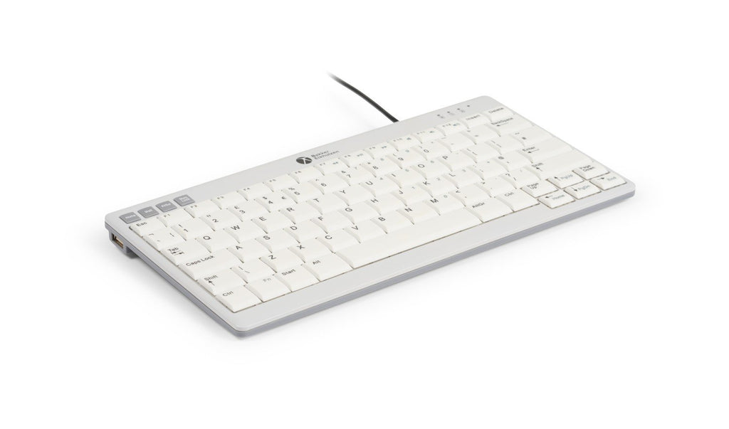 BakkerElkhuizen UltraBoard 950 V2 teclado Oficina USB QWERTY Inglés del Reino Unido Gris Oscuro, Gris claro (2)