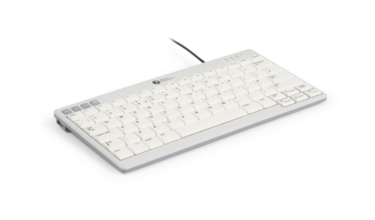 BakkerElkhuizen UltraBoard 950 V2 teclado Oficina USB QWERTY Inglés del Reino Unido Gris Oscuro, Gris claro (2)