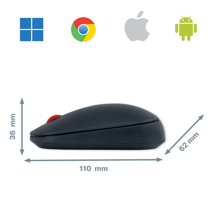 Leitz Cosy ratón Oficina Ambidextro RF Wireless + Bluetooth 4000 DPI (7)