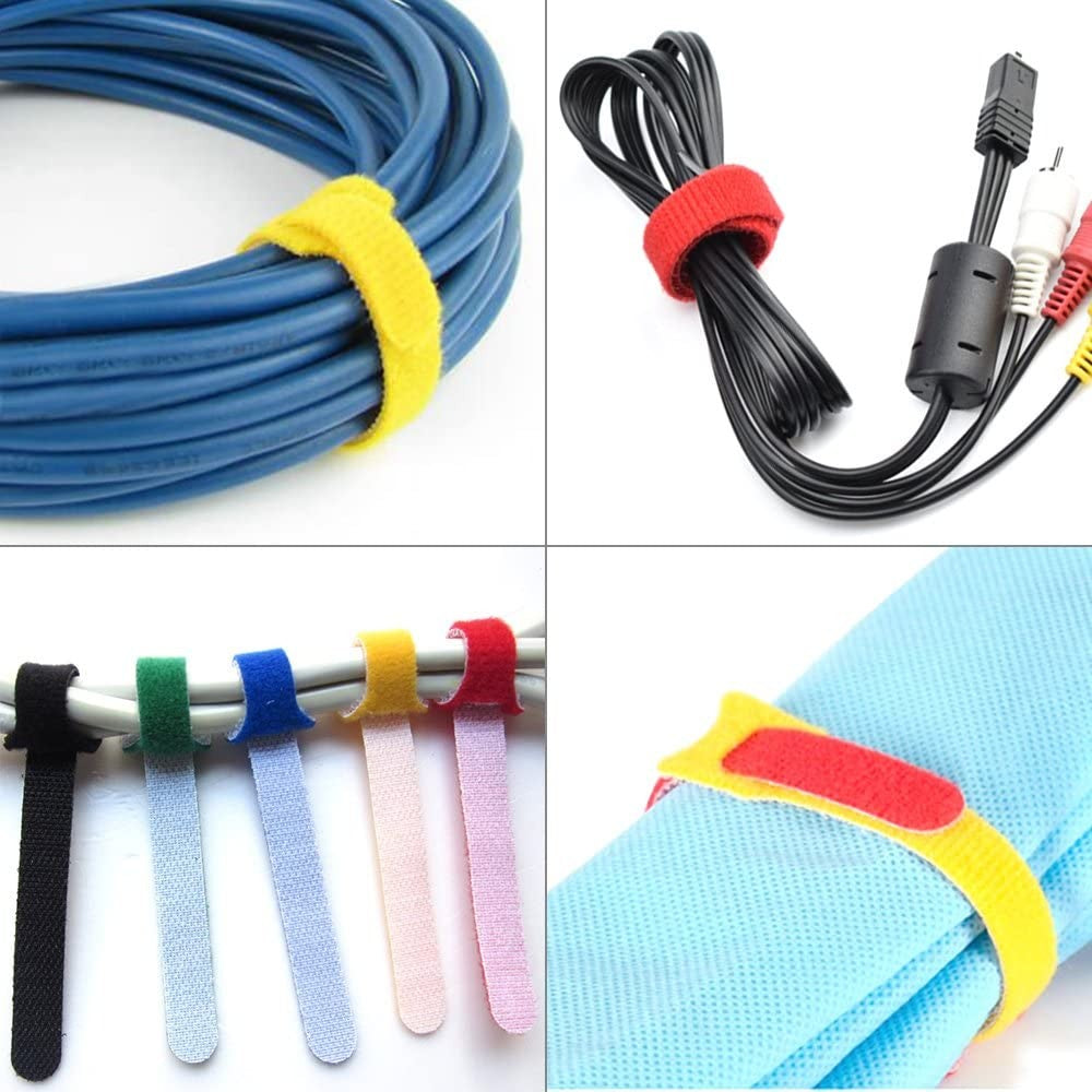 Techly 109528 presilla Soporte de sujeción de cables Velcro Multicolor 10 pieza(s) (9)