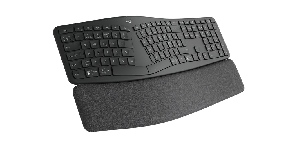 Logitech ERGO K860 teclado Oficina RF Wireless + Bluetooth AZERTY Francés Grafito (3)