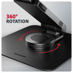 Axagon STND-LRB Laptop-Ständer, 360° drehbar, Doppelgelenk, verlängerbar Soporte para ordenador portátil y tableta Negro 43,9 cm (17.3") (3)