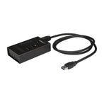 StarTech.com HB30A3A1CST hub de interfaz USB 3.2 Gen 1 (3.1 Gen 1) Type-B 5000 Mbit/s Negro