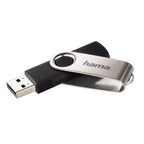 Hama Rotate 128GB USB 2.0 unidad flash USB USB tipo A Negro, Plata (2)