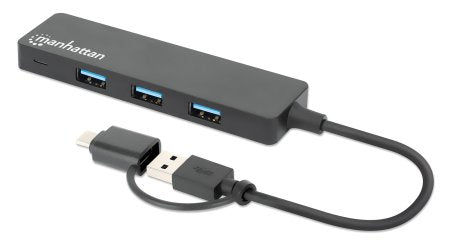 Manhattan 180863 base para portátil y replicador de puertos USB 3.2 Gen 1