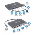 Manhattan 152808 base para portátil y replicador de puertos Alámbrico USB 3.2 Gen 1 (3.1 Gen 1) Type-C Plata (9)
