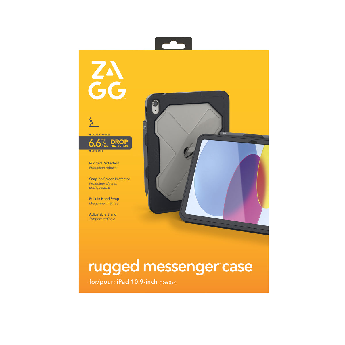 ZAGG Rugged Messenger Case 27,7 cm (10.9") Funda Carbono (4)
