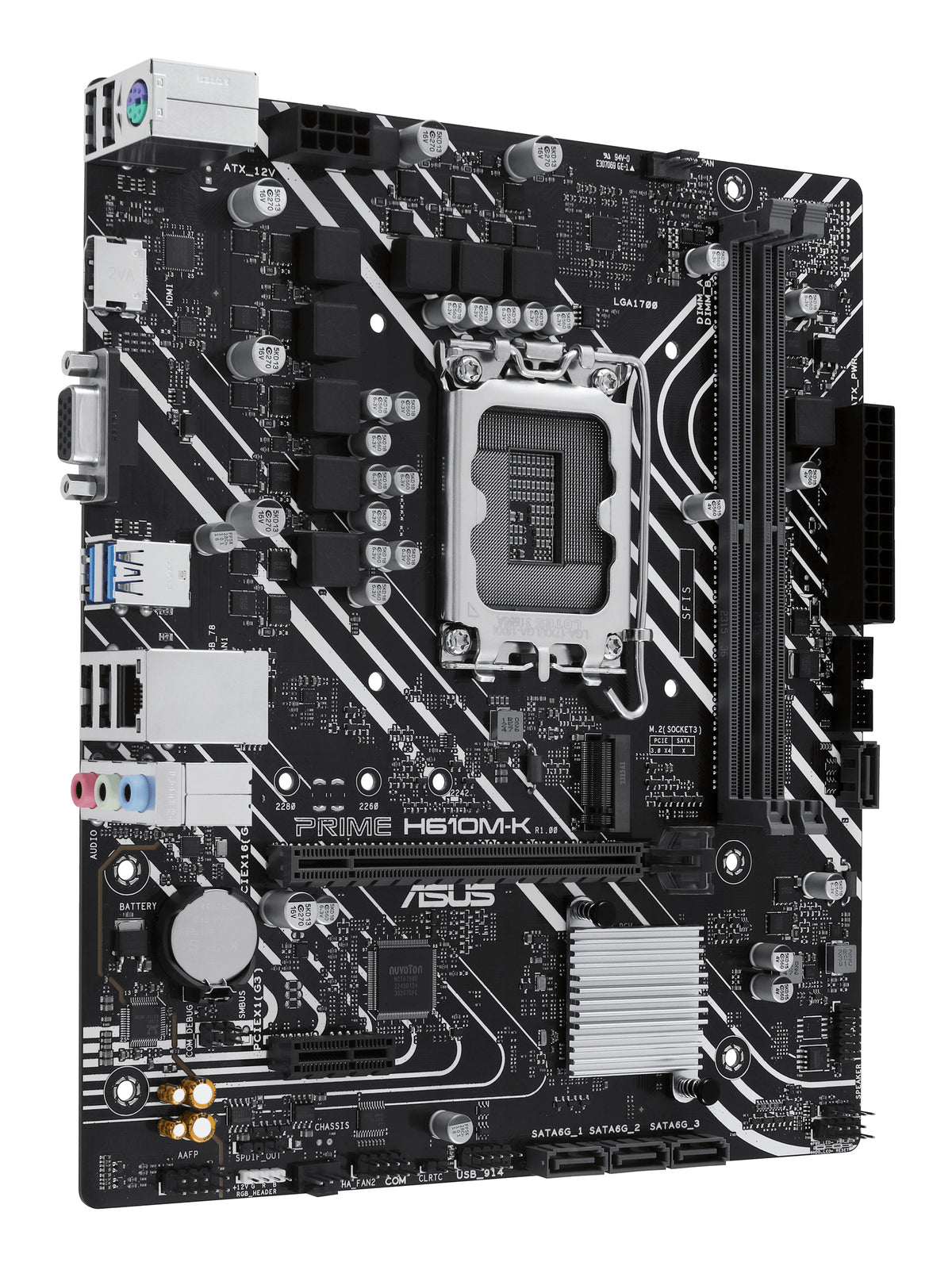 ASUS Prime H610M-K Intel H610 LGA 1700 micro ATX (4)