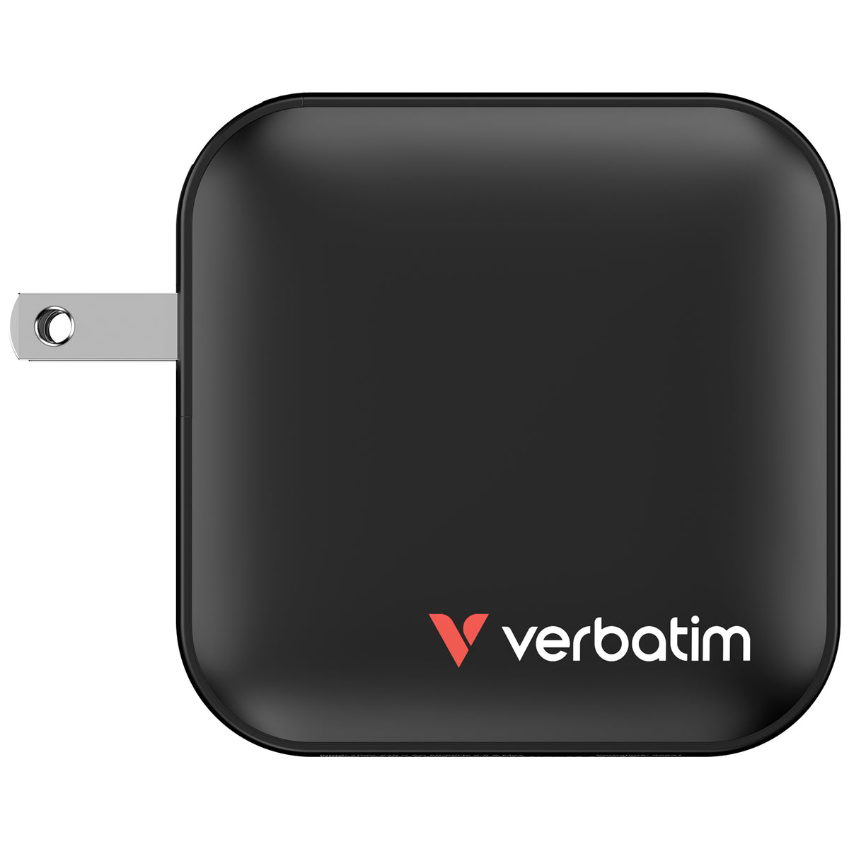 Verbatim Mini GaN Charger 100W Universal Negro Corriente alterna Carga rápida