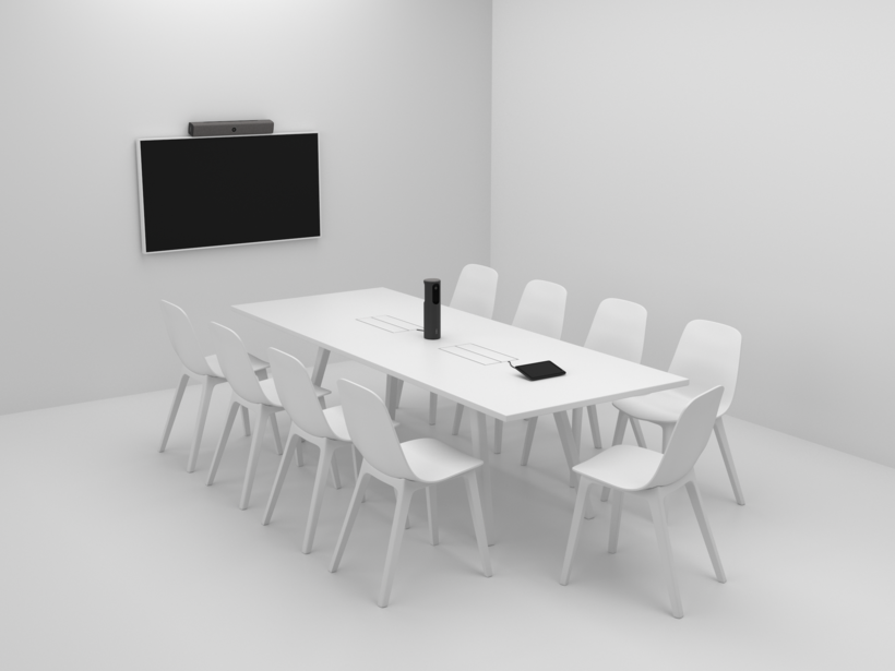 Incluye soporte de mesa y soporte de techo. vista 3