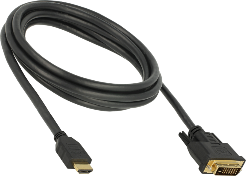 DeLOCK 85654 cable adaptador vídeo 2m HDMI Tipo DVI Negro (2)