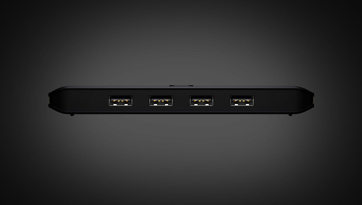 ATEN US4224-AT hub de interfaz USB 2.0 Type-A 480 Mbit/s Negro (3)