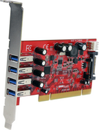 Startech PCIUSB3S4 - Hub Concentrador Interno, 2x USB A Hembra, Adaptador USB (4)