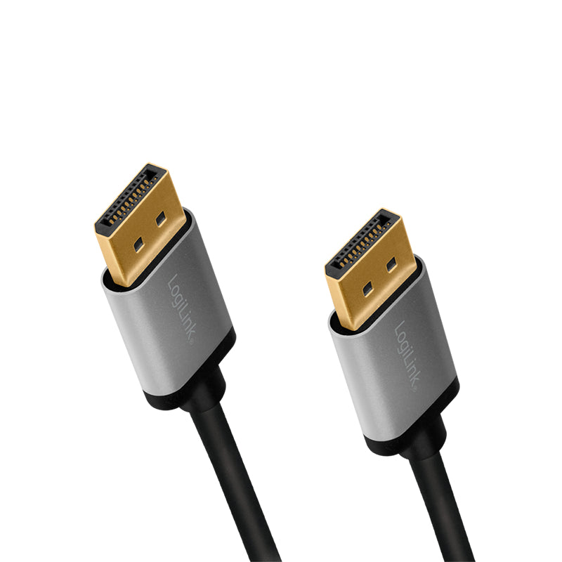 LogiLink CDA0102 cable DisplayPort 3 m Gris, Negro (3)