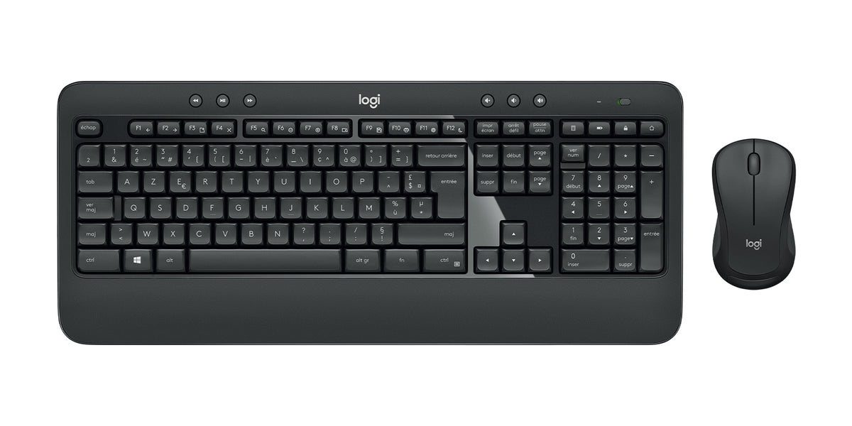 Logitech 920-008676 teclado Ratón incluido Universal RF inalámbrico AZERTY Francés Negro (3)
