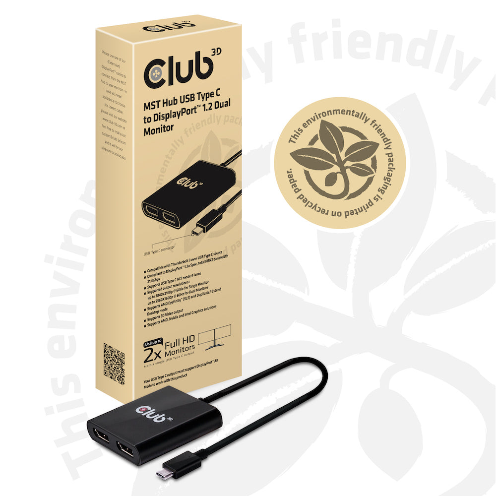 CLUB3D CSV-1545 divisor de video 2x DisplayPort (8)