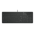 Contour Design Active Key AK-C8200F-UV-B/UK teclado Médico USB QWERTY Inglés del Reino Unido Negro