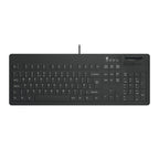 Contour Design Active Key AK-C8200F-UV-B/UK teclado Médico USB QWERTY Inglés del Reino Unido Negro