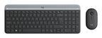 Logitech Slim MK470 teclado Ratón incluido Universal RF inalámbrico QWERTZ Alemán Grafito (2)