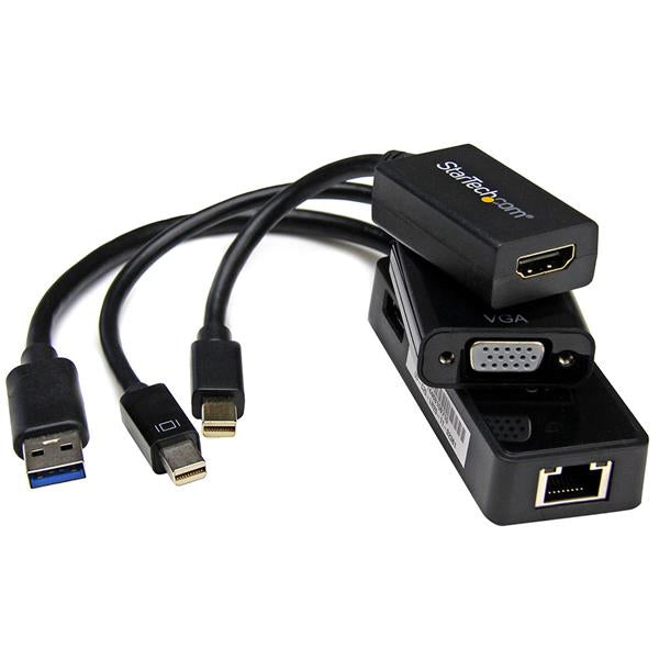 StarTech.com MSTP3MDPUGBK adaptador de cable de vídeo Negro (2)