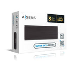 AISENS ASM2-022B caja para disco duro externo Caja externa para unidad de estado sólido (SSD) Negro (6)