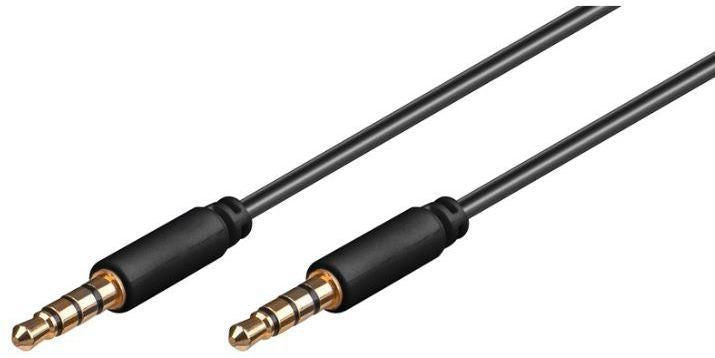 Microconnect IPOD017 cable de audio 1,5 m 3,5mm Negro (2)