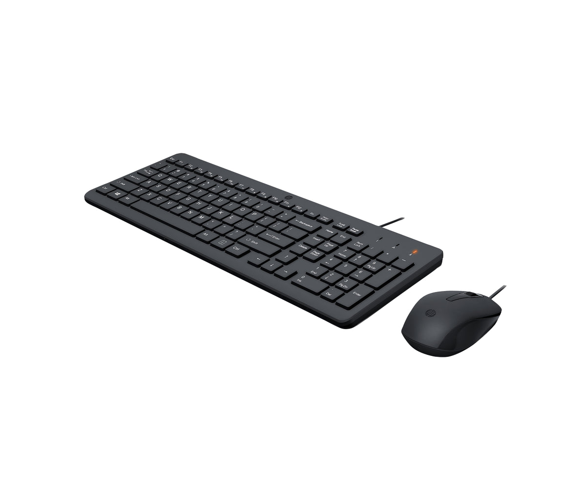 HP 150 Wired Mouse and Keyboard Combination teclado Ratón incluido Hogar / Oficina USB Negro (8)
