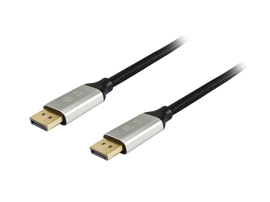 Equip 119261 cable DisplayPort 1 m Aluminio, Negro (2)