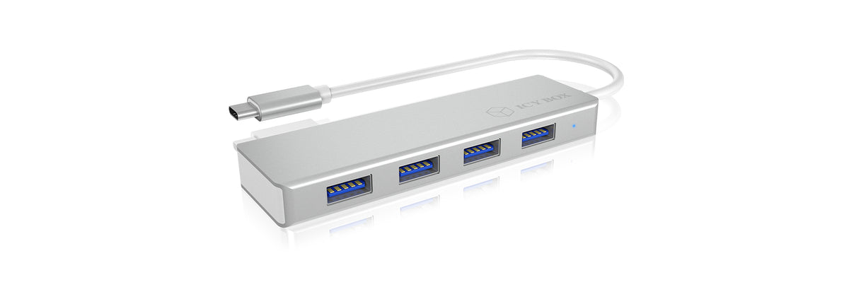 ICY BOX IB-HUB1425-C3 USB 3.2 Gen 1 (3.1 Gen 1) Type-C 5000 Mbit/s Plata (7)