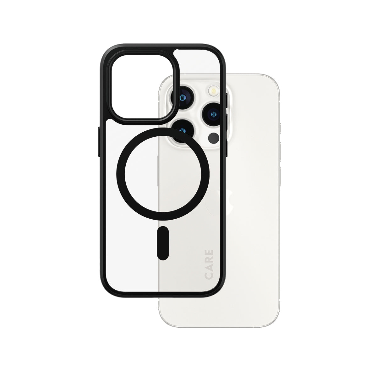 PanzerGlass CARE™ by ® Urban Combat Case Transparent w. Black MagSafe iPhone 15 Pro funda para teléfono móvil 15,5 cm (6.12") Negro
