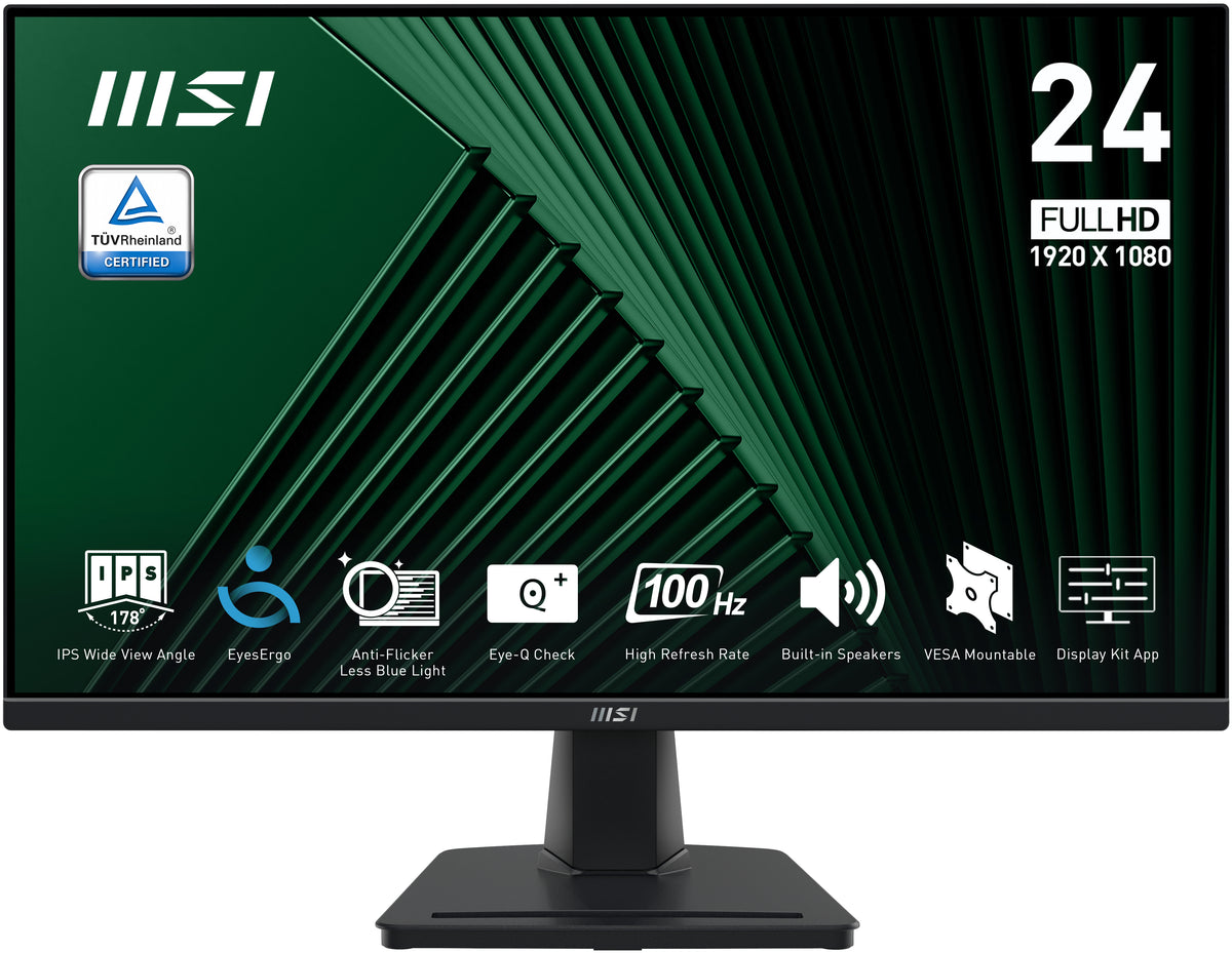 MSI Pro MP245G pantalla para PC 60,5 cm (23.8") 1920 x 1080 Pixeles Full HD LCD Negro (9)