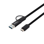 Microconnect USB3.1CCA1 cable USB USB 3.2 Gen 1 (3.1 Gen 1) 1 m USB C Negro (2)