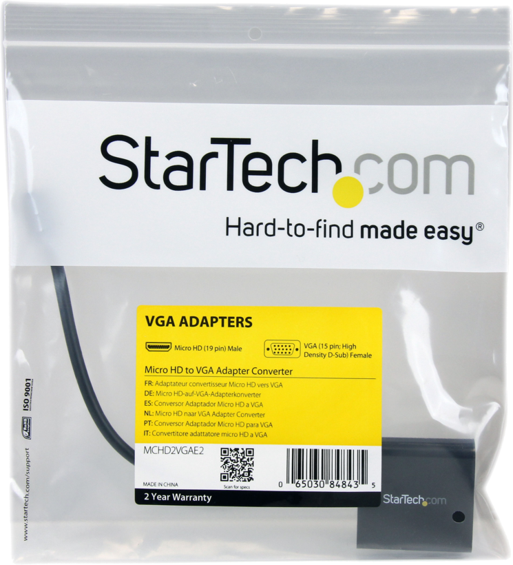Startech MCHD2VGAE2 - 1920x1200, Cable Convertidor Activo, Hembra VGA HD15 (2)