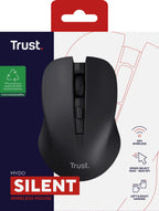 Trust Mydo ratón Oficina Ambidextro RF inalámbrico Óptico 1800 DPI (25084)