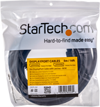 Startech DISPL5M - 2x Macho DP, Latches, Negro, Cable DisplayPort, DisplayPort (3)