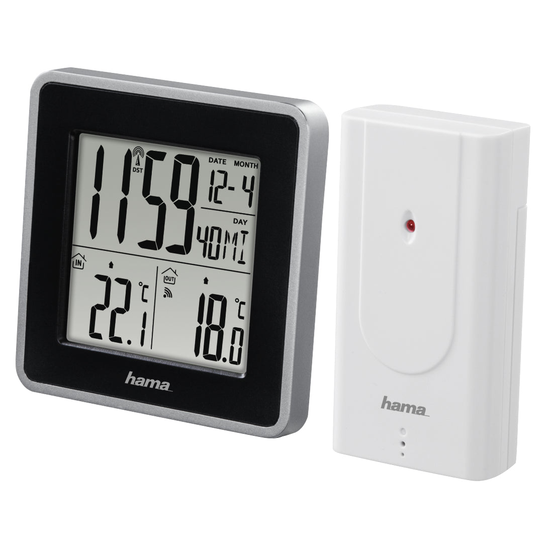 Hama EWS Intro Negro, Plata