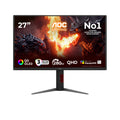 AOC G4 Q27G4ZD/69 pantalla para PC 67,3 cm (26.5") 2560 x 1440 Pixeles Negro, Rojo