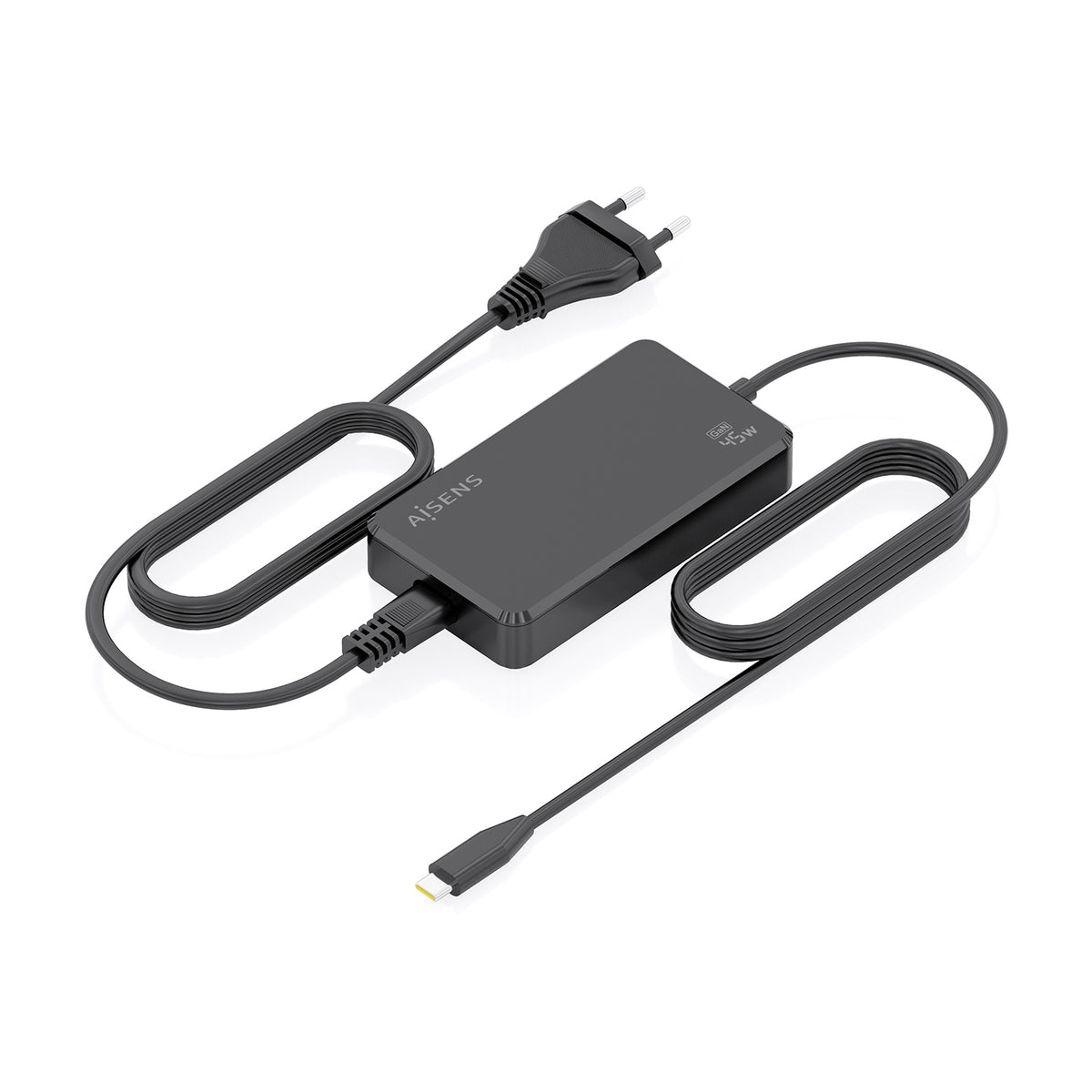 AISENS ASCH-1PD45D067-BK adaptador e inversor de corriente Interior (3)