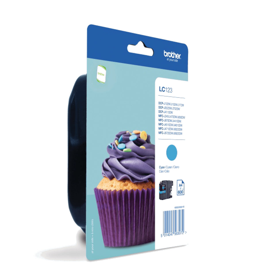 Brother LC123CBP cartucho de tinta 1 pieza(s) Original Cian (3)