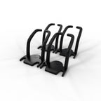 PATCHBOX PONECATCH organizador de cables Estante Estribo guía de cables Negro 4 pieza(s) (4)