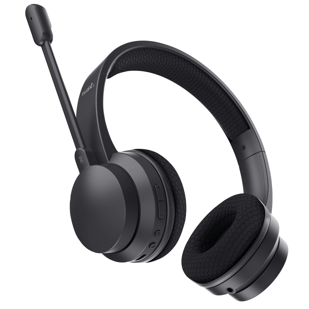 Trust Ayda Auriculares Inalámbrico y alámbrico Diadema Llamadas/Música USB Tipo C Bluetooth Negro (3)