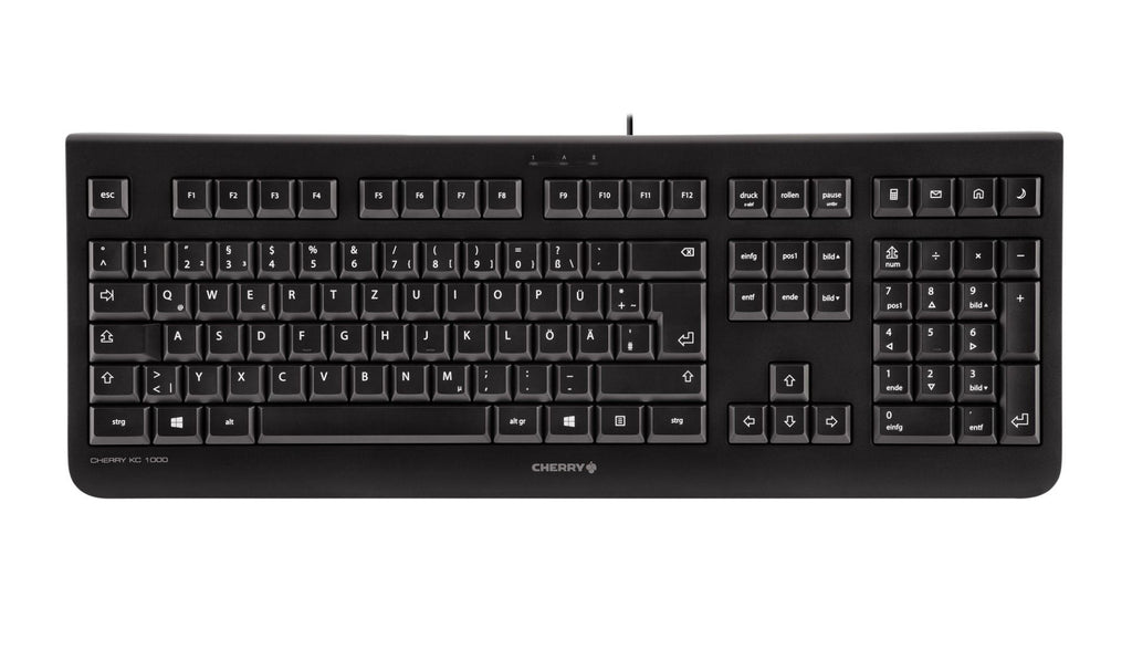 CHERRY KC 1000 teclado Juego USB Húngaro Negro