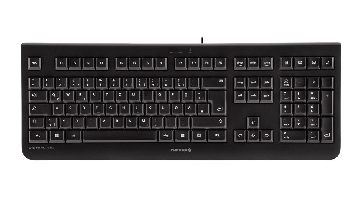 CHERRY KC 1000 teclado Juego USB Húngaro Negro