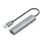 AISENS ASUC-4P037-GR base para portátil y replicador de puertos Alámbrico USB 3.2 Gen 1 (3.1 Gen 1) Type-A (2)