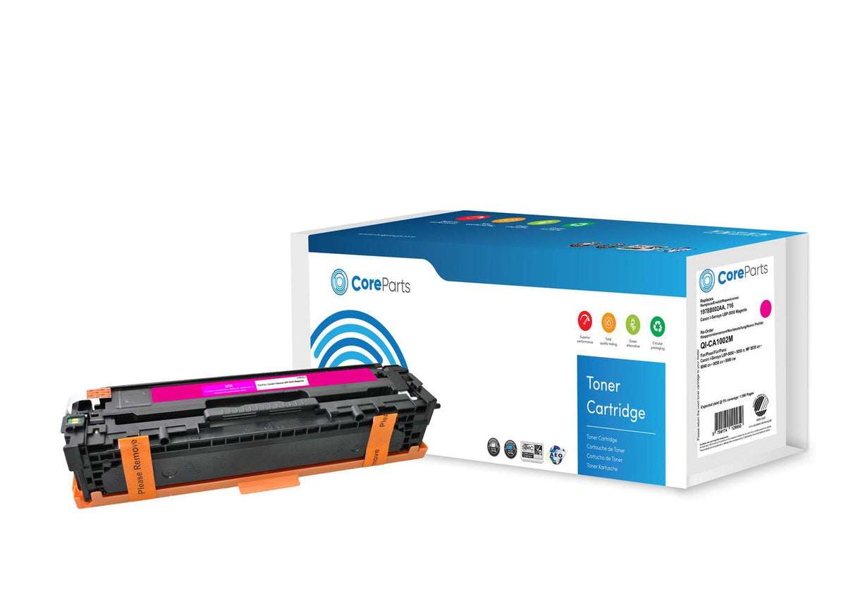 CoreParts QI-CA1002M cartucho de tóner 1 pieza(s) Compatible Magenta (2)