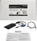 Startech NOTECONS02 - Conmutador KVM, 1 x KVM port(s), 1 usuario local (2)