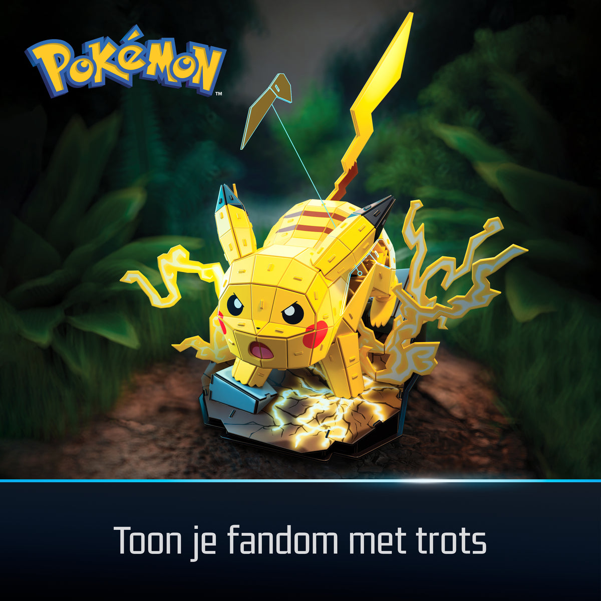 4D Build FDP FAP Pokemon Pikachu GML Puzle 3D 201 pieza(s) Dibujos