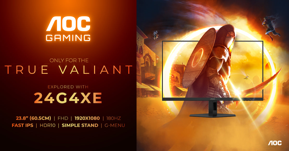 AOC 24G4XE pantalla para PC 60,5 cm (23.8") 1920 x 1080 Pixeles Full HD LCD Negro, Gris (2)